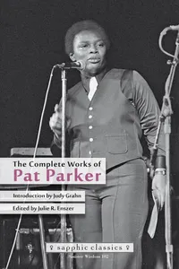 The Complete Works of Pat Parker_cover
