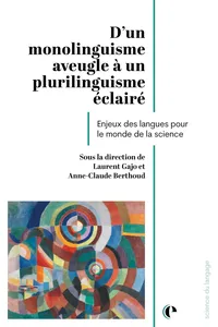 D'un monolinguisme aveugle à un plurilinguisme éclairé_cover