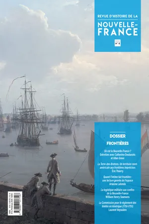 Revue d'histoire de la Nouvelle-France No 8