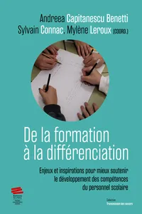 De la formation à la différenciation_cover