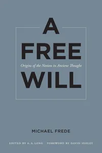 A Free Will_cover