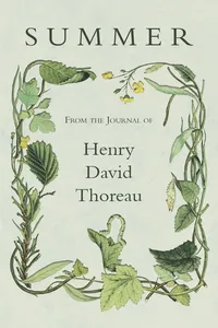 Summer - From the Journal of Henry David Thoreau_cover