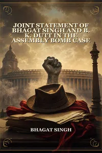 Joint Statement of Bhagat Singh and B. K. Dutt in the Assembly Bomb Case_cover