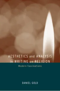 Aesthetics and Analysis in Writing on Religion_cover