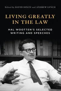 Living Greatly in the Law_cover