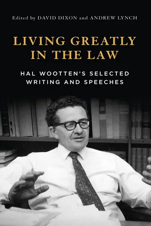 Living Greatly in the Law