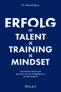 Erfolg = Talent x Training x Mindset