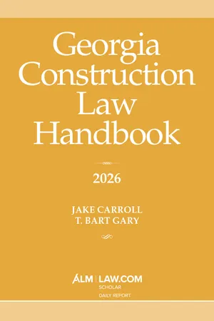 Georgia Construction Law Handbook 2026