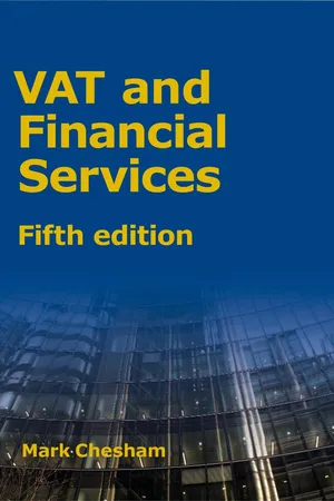 VAT and Financial Services