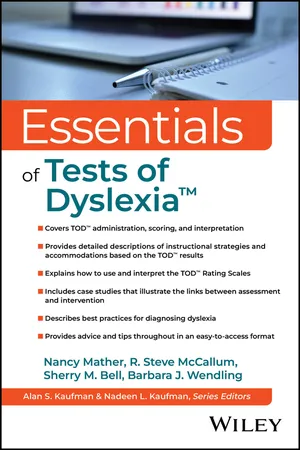 Essentials of Tests of Dyslexia�