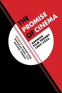 The Promise of Cinema_cover