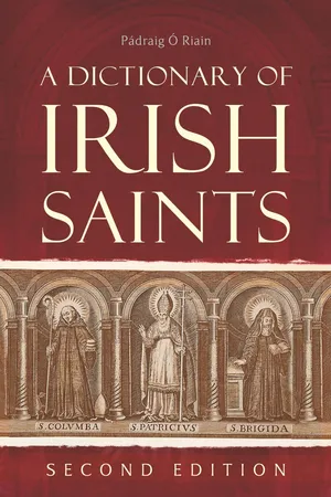 A Dictionary of Irish Saints