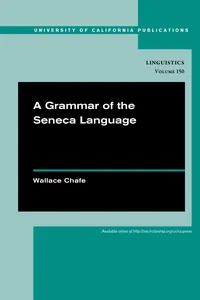 A Grammar of the Seneca Language_cover