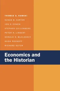 Economics and the Historian_cover