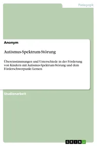Autismus-Spektrum-Störung