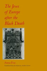 The Jews of Europe after the Black Death_cover