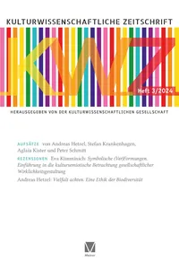 Kulturwissenschaftliche Zeitschrift 2024/3_cover