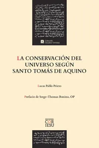 La conservación del universo según santo Tomás de Aquino_cover