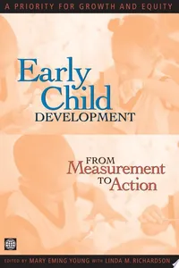 Early Child Development from Measurement to Action_cover