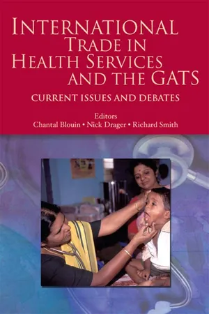 International Trade in Health Services and the GATS