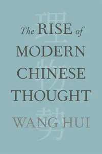 The Rise of Modern Chinese Thought_cover