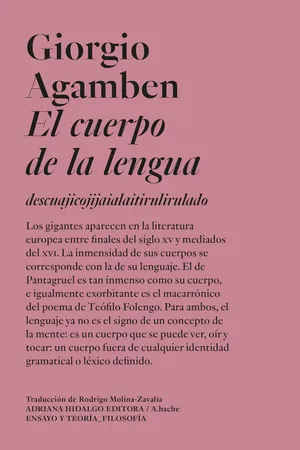 El cuerpo de la lengua