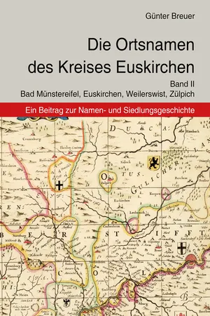 Die Ortsnamen des Kreises Euskirchen