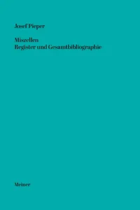 Miszellen. Register und Gesamtbibliographie_cover