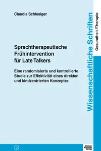 Sprachtherapeutische Frühintervention für Late Talkers_cover