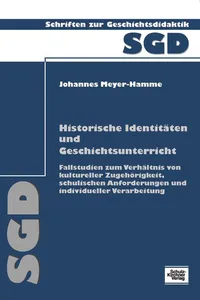 Historische Identitäten und Geschichtsunterricht_cover
