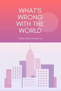 What's Wrong with the World_cover
