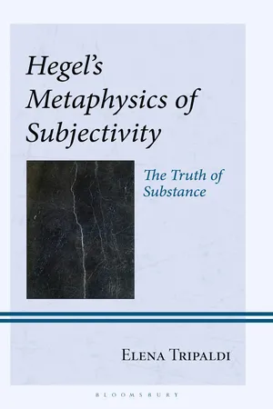 Hegel's Metaphysics of Subjectivity