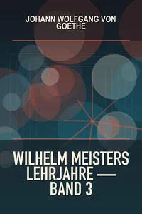 Wilhelm Meisters Lehrjahre — Band 3_cover