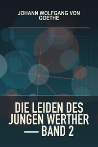 Die Leiden des jungen Werther — Band 2_cover