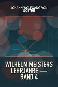 Wilhelm Meisters Lehrjahre — Band 4_cover