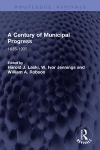 A Century of Municipal Progress_cover
