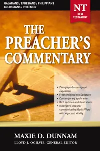 The Preacher's Commentary - Vol. 31: Galatians / Ephesians / Philippians / Colossians / Philemon_cover