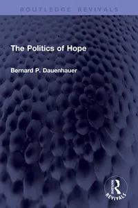 The Politics of Hope_cover