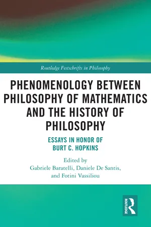 Phenomenology Between Philosophy of Mathematics and the History of Philosophy
