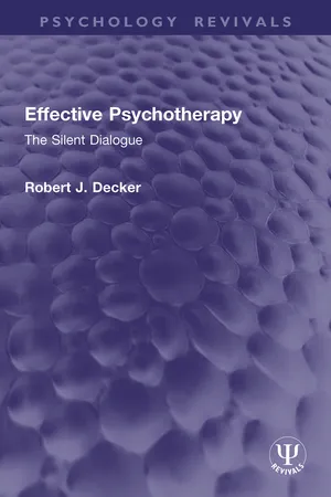 Effective Psychotherapy
