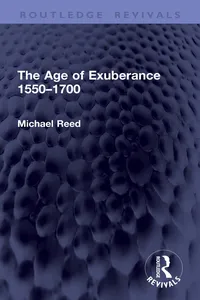 The Age of Exuberance 1550–1700_cover
