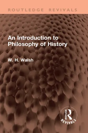 An Introduction to Philosophy of History
