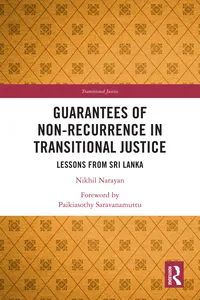 Guarantees of Non-Recurrence in Transitional Justice_cover