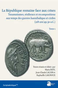 La République romaine face aux crises. Tome 1_cover