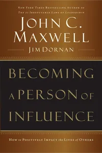Becoming a Person of Influence_cover