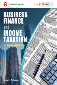 Business Finance and Income Taxation for Senior High School_cover