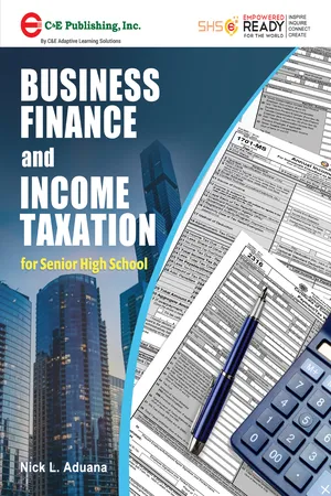 Business Finance and Income Taxation for Senior High School