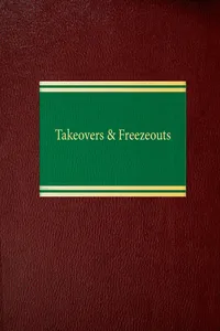Takeovers & Freezeouts_cover