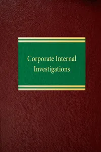 Corporate Internal Investigations_cover