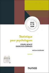 Statistique pour psychologues - 5e éd.